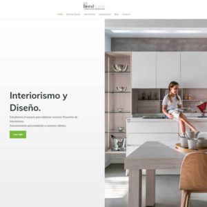 Captura de web de Instaltraver como ejemplo de diseño de página web de Interiorismo y reformas